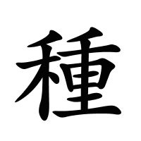 種的筆畫
